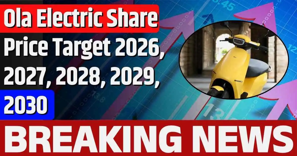 Ola Electric Share Price Target 2026, 2027, 2028, 2029, 2030