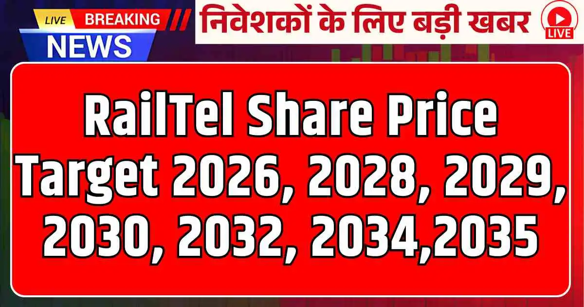 RailTel Share Price Target 2026, 2028, 2029, 2030, 2032, 2034,2035