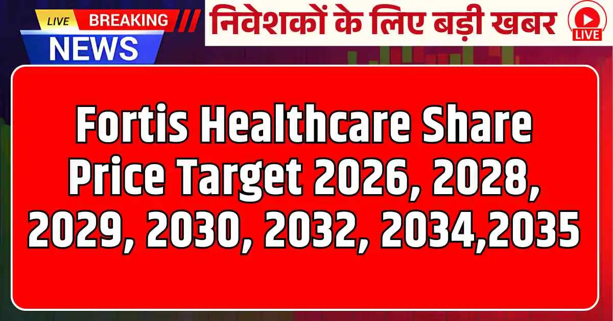 Fortis Healthcare Share Price Target 2026, 2028, 2029, 2030, 2032, 2034,2035