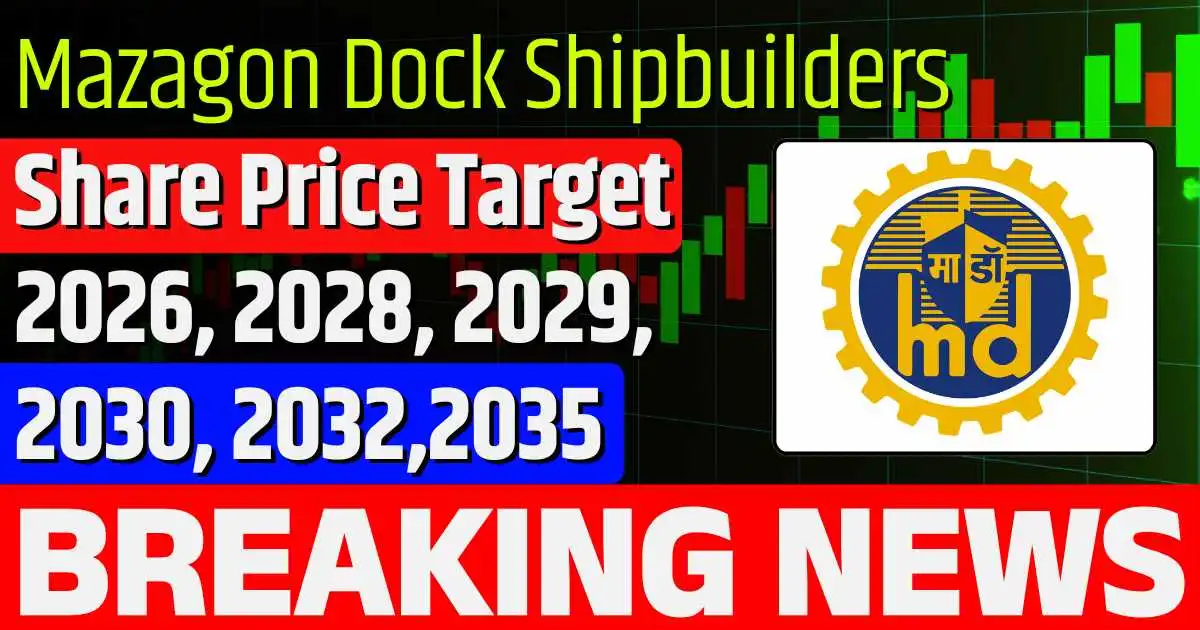Mazagon Dock Shipbuilders Share Price Target 2026, 2028, 2030, 2032, 2034, 2035…