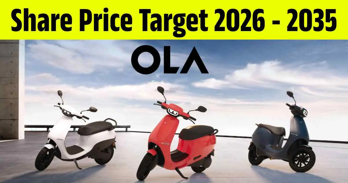 Ola Electric Share Price Target 2026, 2028, 2030, 2032, 2034, 2035…